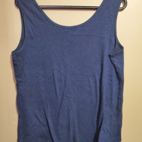 XXL blue glitter tank - Picture 2 of 5